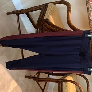 Urban outfitters red and navy jogger pant